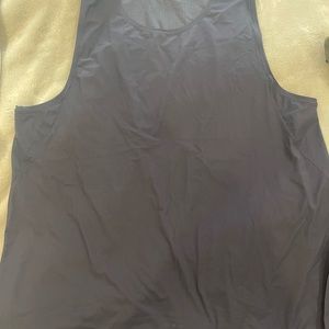 Lululemon sculpt tank top with back vent, navy blue. Size 12